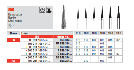 Vst Diamantborr 859 012 5st