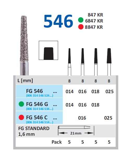 Fg Diamantborr 546 014 G grov 5st