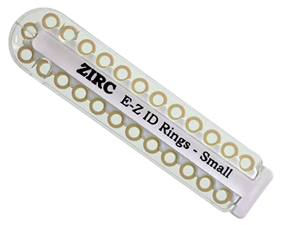 ID Märkningsring Small Beige 25st