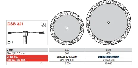 Sinterdiamant DSB 321.524.400 Hst