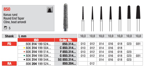 FG Diamantborr C 850.016 5st