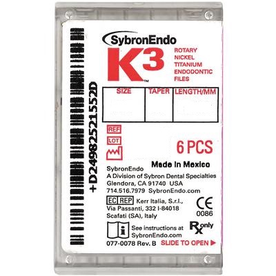 K3 NiTi-Files .06/15-40 21mm 6st