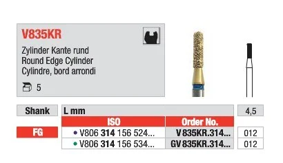 FG Diamantborr Diacut MLT V835KR.012 5st