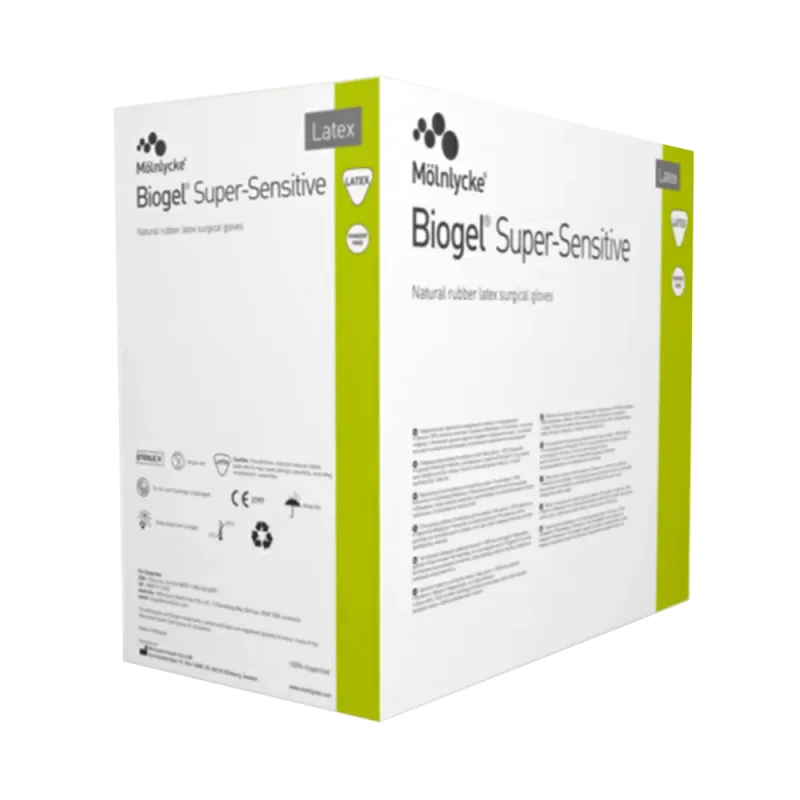 OP Handske Latex Biogel Super-Sensitive steril stl 7 50st