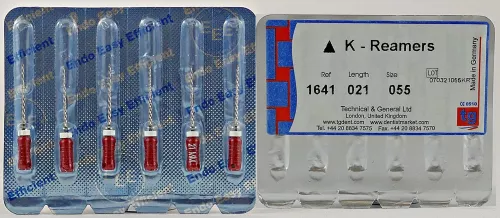tg K-Reamers 25mm 010 6st
