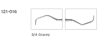 Silver Line Curette Gracey 3/4