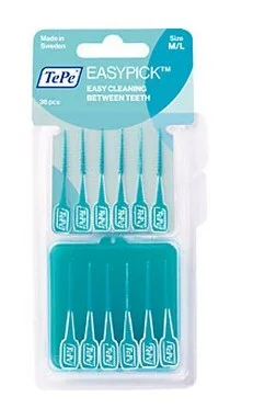 Tepe EasyPick M/L turkos Blister 36st