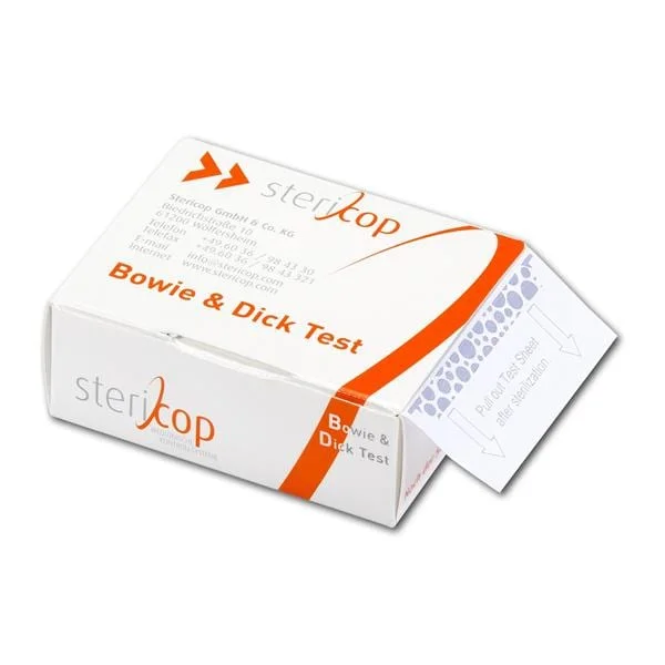 Bowie & Dick Test 134°C / 3,5 Minuter, 15st