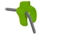 W&H Sprayclip höger 3st