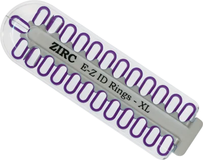 ID Märkningsring XL Neonlila 25st