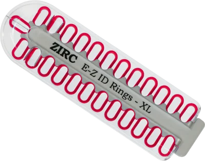 ID Märkningsring XL Neonrosa 25st