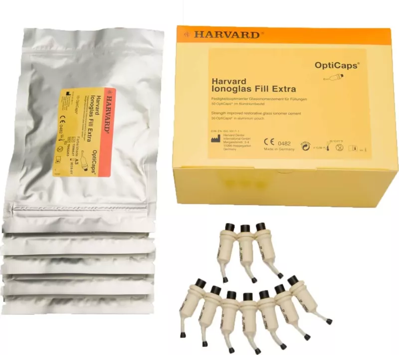 Harvard Ionoglas Cem Extra Opticaps Universal 50st