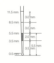 Fickmätningssond WHO 23-550B ES