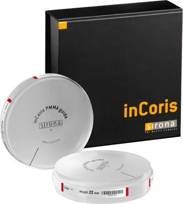 inCoris PMMA guide disc 22 Ø 98mm