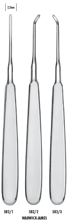 Rothävel Warwick-James vinklad höger 2,2mm