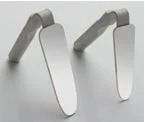 FotoSpegel med V-handtag FS Rhodium 42x128mm KFO