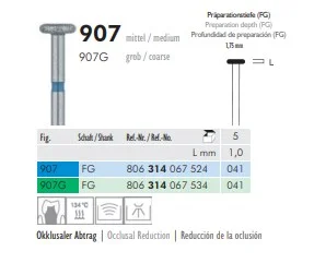 FG Diamantborr 907 G 041 5st