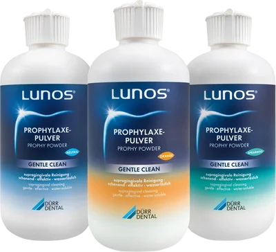 Lunos Pulver GentleClean Spearmint 4x180g