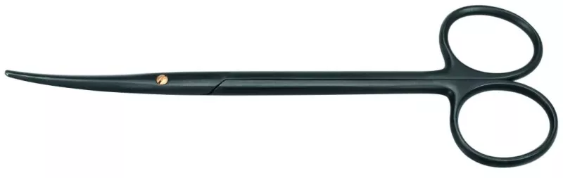 Sax Metzenbaum SC 14cm med taggade skär Black