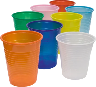 Plastbägare Monoart Guld 180ml 1000st