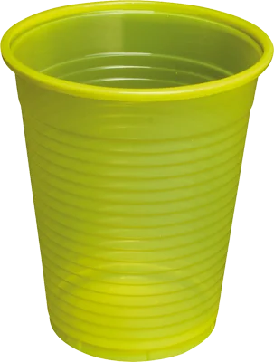 Plastbägare Monoart Gul 180ml 1000st