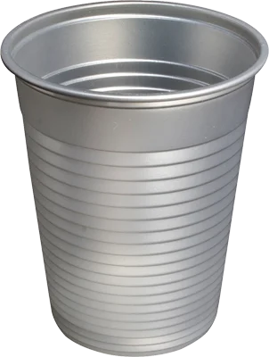 Plastbägare Monoart Platin/Silver 180ml 1000st