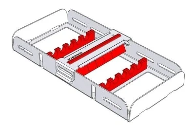 Flexi-Clip 5 låsbar röd