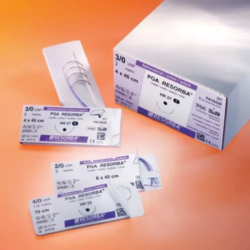 Sutur Resorba PGA 3/0 violett HR17 24st