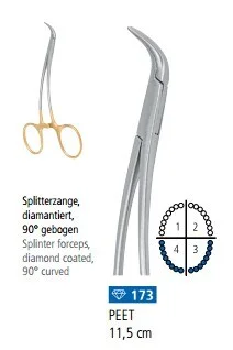 Rottång vinklad 90° Diamant 11cm