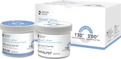 Aquasil Ultra+ Soft Putty Fast Set, 2 x 450 ml