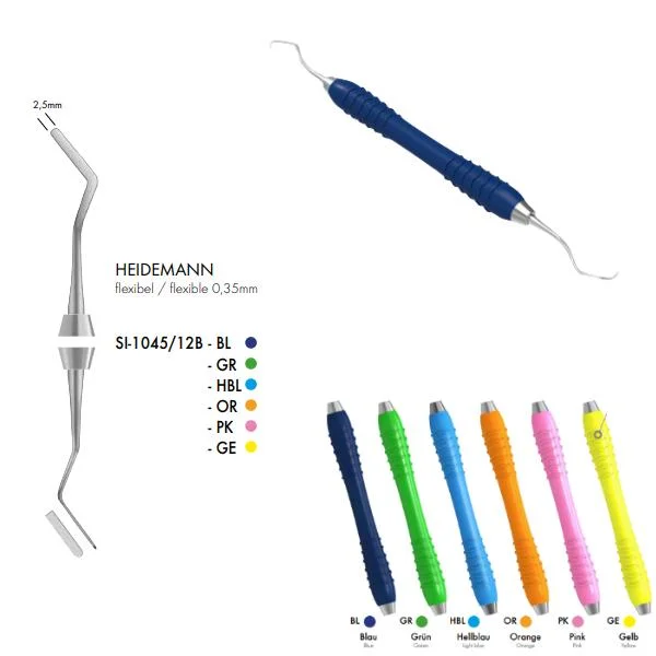 Planinstrument enl Heidemann flex 2,5/0,3mm ljusblå