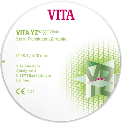 VITA YZ XT White Disc H 25mm