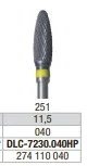 HM Fräs Volcano DLC 7230.040 TC cut 30 Hst gul