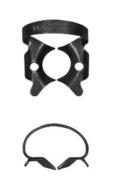 Kofferdamklammer 14A Black Line
