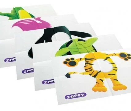 Servett Zooby 24x23cm blandade färger 100st