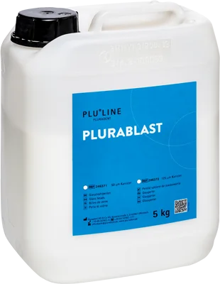 Plurablast Glaspärlor 125µm dunk 5kg