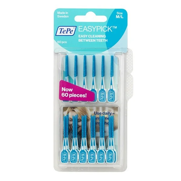 Tepe EasyPick M/L turkos 60st