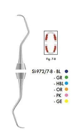 Gracey Curette Colori 7-8 blå
