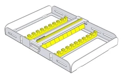 Flexi-Clip 10 låsbar gul