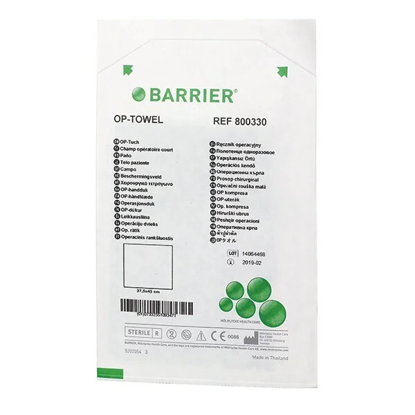 OP Barrier 2-lag Duk 37x45cm 40st