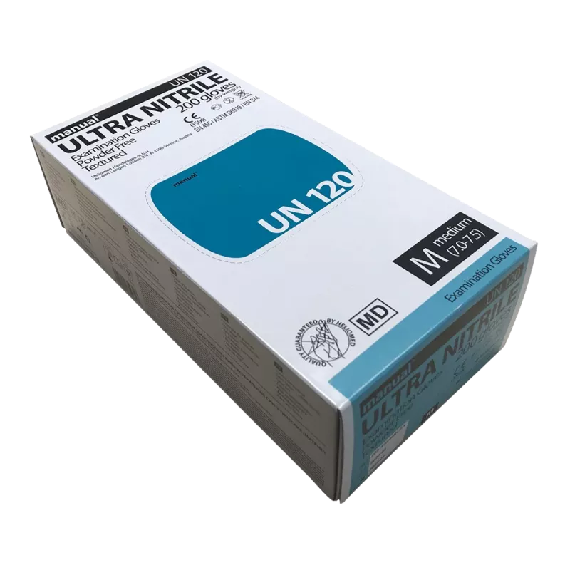 Handske Nitril Ultra XS blå 200st