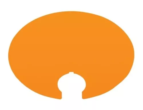 Flashmax P3 Orange Ljusskydd rund