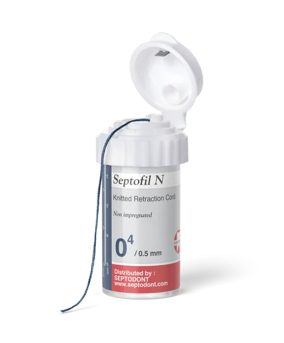 Septofil N 04 den tunnaste svart/blå 0,5mm