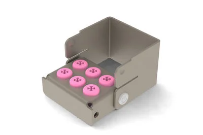 Borrställ Plug'In 6st borr Rosa