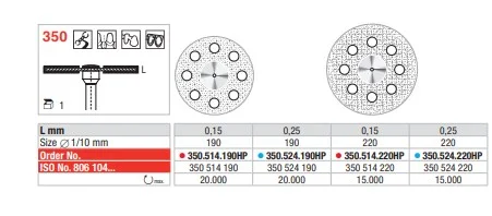 Diamantdisk Hst 350.524.190