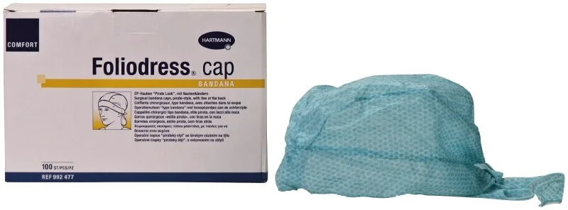 Mössa Foliodress Comfort Bandana grön 100st
