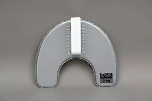 Röntgenkrage med handtag Silver