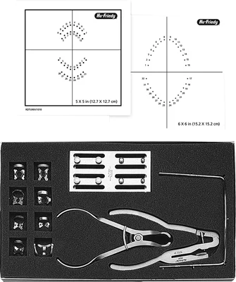 Kofferdamklammer Kit