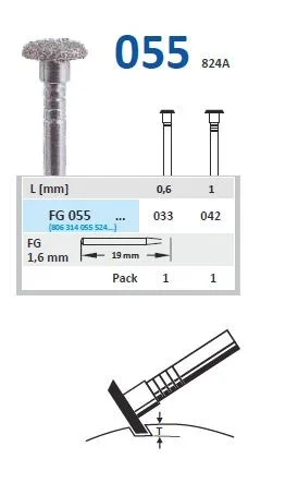 Fg Diamantborr 055 033 st