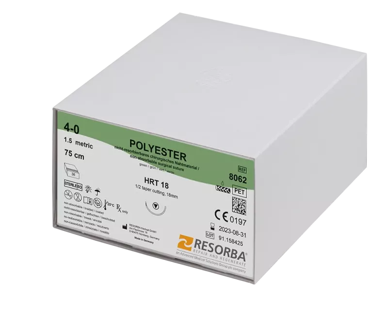 Sutur Resorba Polyester 3/0 HS22 45cm 36st